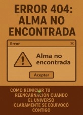 Libro “ERROR 404/ ALMA NO ENCONTRADA, autor jose Mª Alarte Duart Libro “ERROR 404/ ALMA NO ENCONTRADA, autor jose Mª Alarte Duart